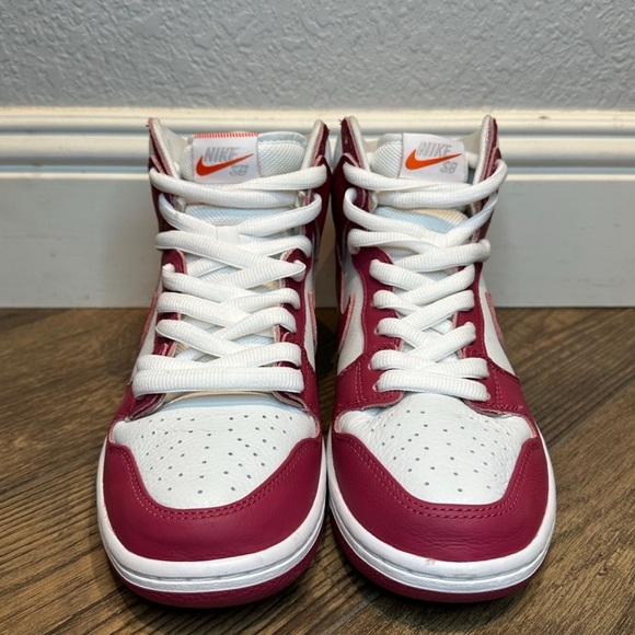 Nike SB Dunk High Orange Sweet Beet Mens Size 8 Womens Size 9.5 - DQ4485 600 - Picture 3 of 11